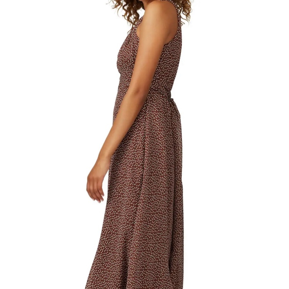 Adrianna Papell Darling Dot MIDI Dress 12 - Picture 2 of 9